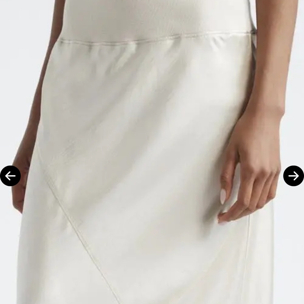 ATM Anthony Thomas Melilla satin bias cut skirt NWT - Picture 3 of 9